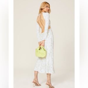 Third form wildflowers backless dress